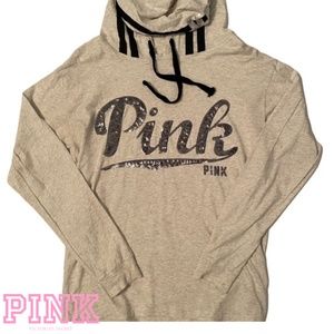 PINK VS Hooded Sequin Pullover